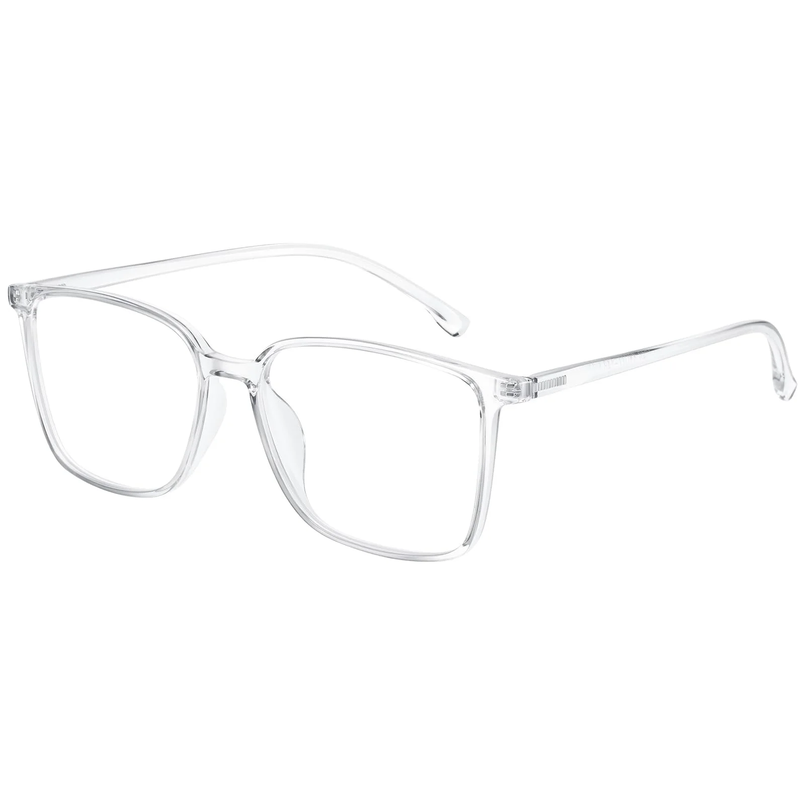 Classy Elegant Modern Blue Light Block Computer EYE GLASSES Large Black Frame 4
